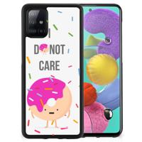 Samsung Galaxy A51 Silicone Case Donut Roze - thumbnail