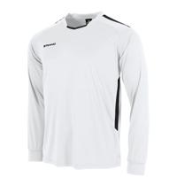 Stanno 411004 First Long Sleeve Shirt - White-Black - L - thumbnail