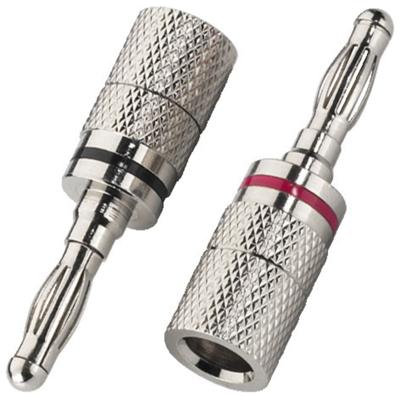 Monacor BP-104 Banaanstekkerset 1 paar