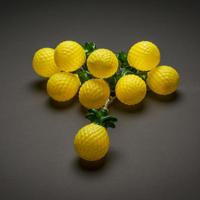 Konstsmide 3126-383 Motief lichtketting Ananas Binnen werkt op batterijen Aantal lampen 10 LED Warmwit Verlichte lengte: 1.8 m Timer - thumbnail