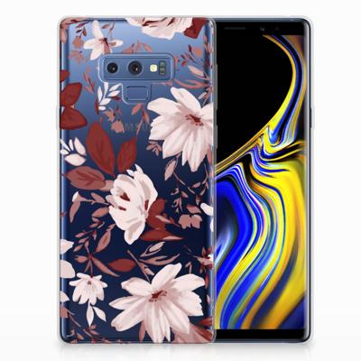 Smartphone hoesje Samsung Galaxy Note 9 Watercolor Flowers Smartphone hoesje Samsung Galaxy Note 9 Watercolor Flowers