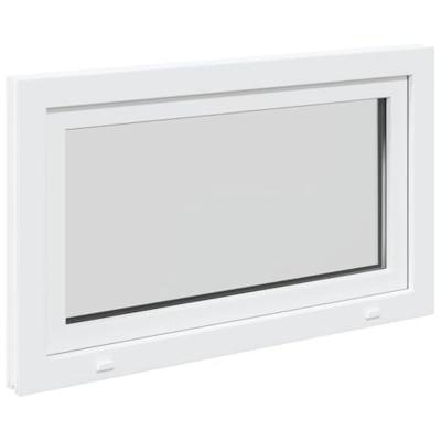 Kelderraam "RISOR" 100x70 cm draai-kiep DIN links wit