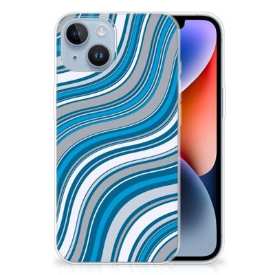 Apple iPhone 14 | TPU bumper | Waves Blue
