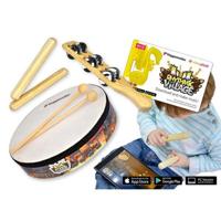 Voggenreiter Rhythmic Village App met percussie-set - thumbnail
