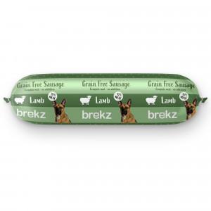 Brekz graanvrije worst lam en kip voor de hond (600 g) 4 stuks