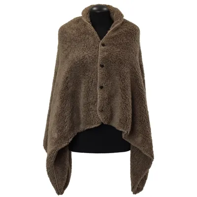 Omslagplaid nox 75x150cm steenbruin Omslagplaid nox 75x150cm steenbruin