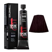 Goldwell Topchic Permanent Hair Color Haarverf 5N@RR Light Brown Elumenated Intense Red 60ml - thumbnail