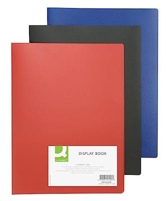 Q-CONNECT showalbum, A4, 10 tassen, rood