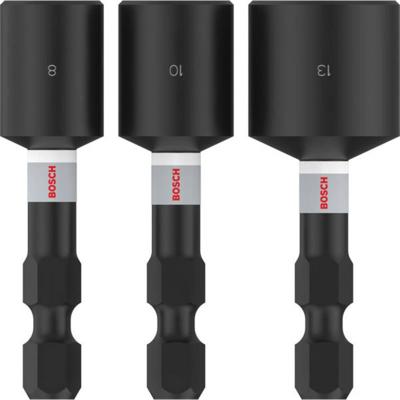Bosch Accessoires PRO Nutsetter Impact dop | 8 x 50 | 10 x 50 | 13 x 50 mm | 3-delig - 2608521U64