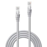LINDY 48009 RJ45 Netwerkkabel, patchkabel CAT 6 U/UTP 20.00 m Grijs 1 stuk(s) - thumbnail