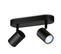WiZ IMAGEO WiZ Spots 2x5W B 27-65K TW 871951455183100 LED-plafondlamp 10 W Zwart - thumbnail
