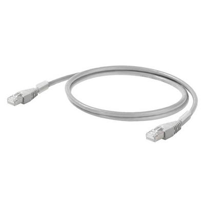Weidmüller 2661950080 RJ45 Netwerkkabel, patchkabel CAT 6A S/FTP 0.80 m Grijs 1 stuk(s)