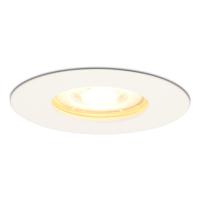 Bari LED Inbouwspot - 4,4 Watt 345 lumen - 2700K Warm Wit - GU10 - Dimbaar - Rond - IP65 Waterdicht - Wit - Voor binnen, buiten en badkamer - thumbnail