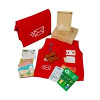 Bigjigs postbode verkleedset met accessoires - thumbnail
