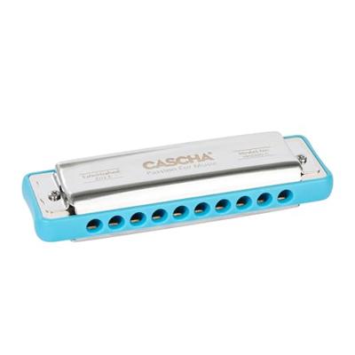 Cascha HH 2322 Ocean Rock Blues Harmonica in E blauw
