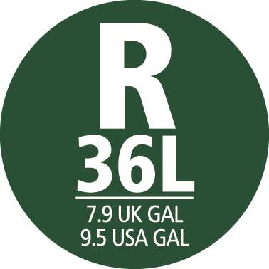 Brabantia afvalzak R 36 liter 40 stuks Brabantia afvalzak R 36 liter 40 stuks