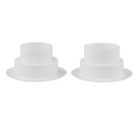 Rond Deurrooster Ø40mm - Kunststof Wit - thumbnail