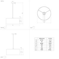 Stars of Light Chique hanglampCasuarita Ø 53cm - 39974 - thumbnail