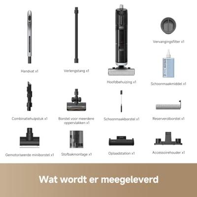 DREAME H14 Dual Stick stofzuiger en dweil - 18kPa - Nat- en droogzuiger - 5-in-1 multifunctionele functionaliteit DREAME H14 Dual Stick stofzuiger en dweil - 18kPa - Nat- en droogzuiger - 5-in-1 multifunctionele functionaliteit