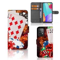 Samsung Galaxy A52 Wallet Case met Pasjes Casino - thumbnail