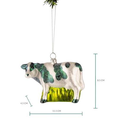Nordic Light Kerstbal Koe 12 cm - thumbnail
