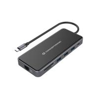 Conceptronic DONN15G laptop dock & poortreplicator Bedraad USB 3.2 Gen 1 (3.1 Gen 1) Type-C Grijs - thumbnail