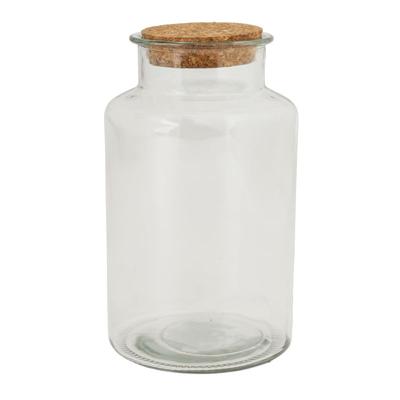 Voorraadpot met kurken deksel - 2.1 liter