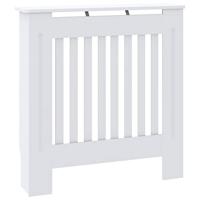 VidaXL Radiatorombouw 78 cm mdf wit - thumbnail