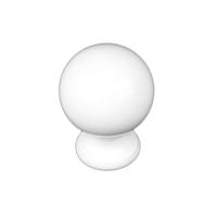 HHD Pro Meubelknop Kasttrekker Bol 725 . 22mm Wit - thumbnail