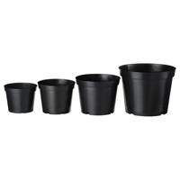 Plantcontainer 3l 4 stuks - Zwart - thumbnail