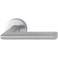 Hoppe deurkruk met rozet - Stockholm - deurdikte 37/42mm - RVS - thumbnail