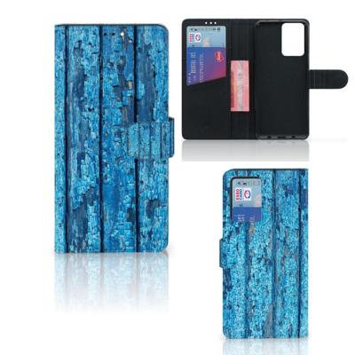 Xiaomi Redmi Note 10 Pro | Book Style Case | Wood Blue