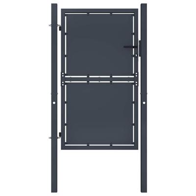 Tuinpoort staal 100x175 cm antraciet