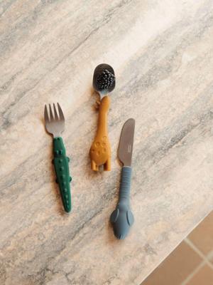 Metalen bestekset Tove - LIEWOOD blauw Metalen bestekset Tove - LIEWOOD blauw