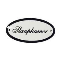 Deurbord emaille ovaal Slaapkamer - thumbnail