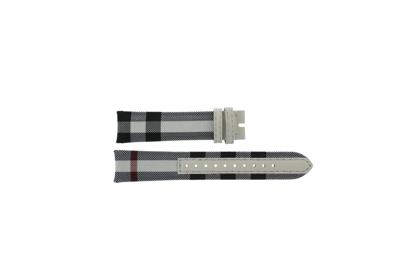 Horlogeband Burberry BU10002 Canvas Multicolor 20mm Horlogeband Burberry BU10002 Canvas Multicolor 20mm