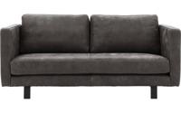 Goossens Excellent Bank Nuance donkerbruin, leer, 3-zits, urban industrieel - thumbnail