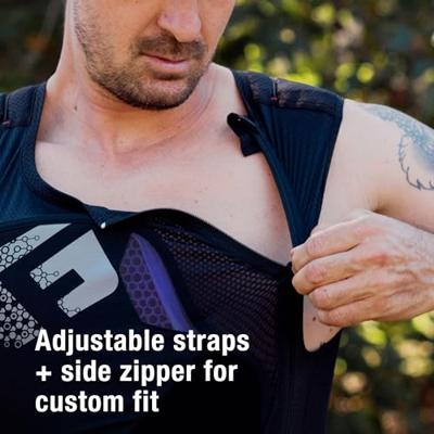 G-FORM borst- en rugprotectie "mx spike" chest/back prot. mx spike size l black