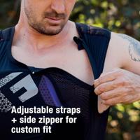 G-FORM borst- en rugprotectie "mx spike" chest/back prot. mx spike size s black - thumbnail