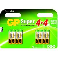 AAA batterijen multipack - 8 stuks | GP | Alkaline | GP0080 - thumbnail