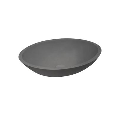 Waskom Best Design New Stone Epona Lava opbouw Solid Surface