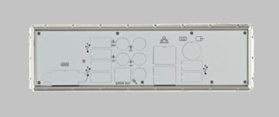 Supermicro MCP-260-00045-1N computervak I/O-schild houder - vakken voor computer (houder, I/O-schild, metaal, metaal, 1U, X10DAC, X10DAi, X10DAX)