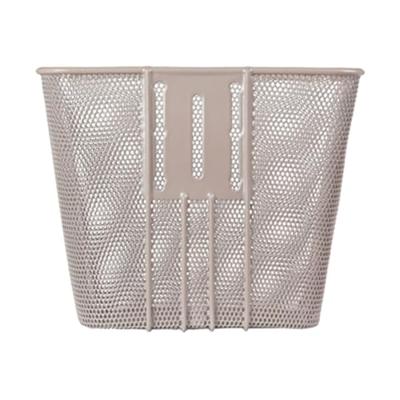 Basil Fietsmand bilbao met vaste montage 26 x 22 x 27 cm - nude metallic Basil Fietsmand bilbao met vaste montage 26 x 22 x 27 cm - nude metallic