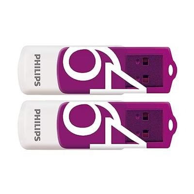 Philips FM64FD05D USB flash drive 64 GB USB Type-A 2.0 Paars, Wit