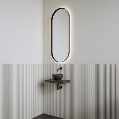 Fonteinset | BWS Leto | Planchet Charcoal | Waskom Mat Zwart