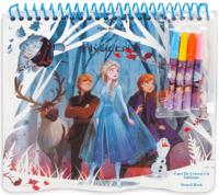 Van Der Doelen Disney frozen2 kleurboek met sjabloon en stickers 5 delig - thumbnail