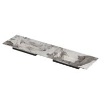INK Post Wastafel keramische slab envelop bak dubbel zonder kraangaten 180x45x1 Island glossy - thumbnail