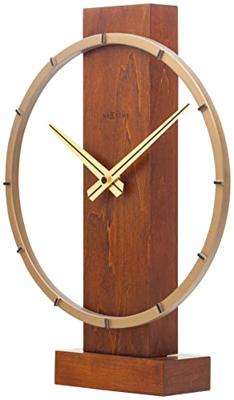 NeXtime NE-5226BR Tafelklok Carl Table 34x27cm Hout Bruin NeXtime NE-5226BR Tafelklok Carl Table 34x27cm Hout Bruin