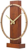 NeXtime NE-5226BR Tafelklok Carl Table 34x27cm Hout Bruin - thumbnail