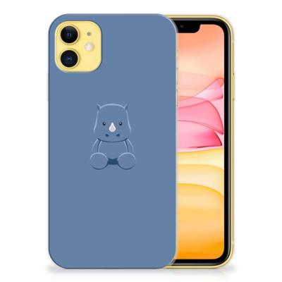 Apple iPhone 11 Telefoonhoesje met Naam Baby Rhino Apple iPhone 11 Telefoonhoesje met Naam Baby Rhino